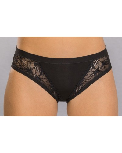 Women's Mini cotton modal briefs with lace