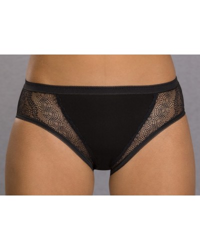 Women's stretch cotton briefs with lace