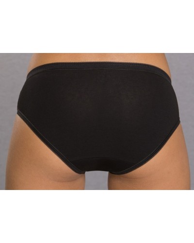 Culotte en coton extensible avec dentelle pour femmes