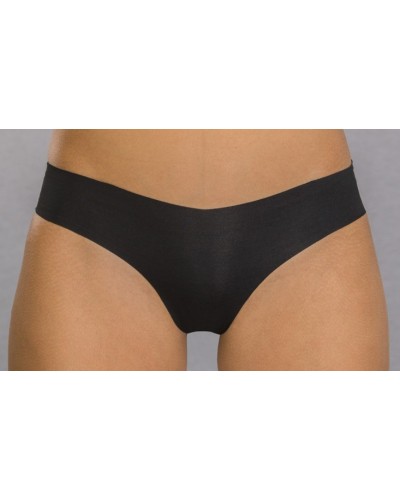 Invisible stretch cotton Brazilian knickers