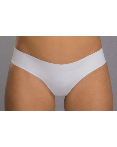 Invisible stretch cotton Brazilian knickers