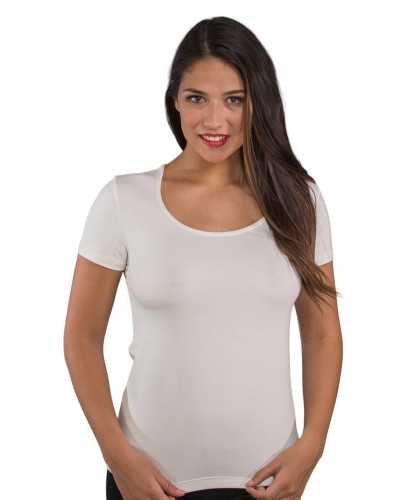 MicroModal T-Shirt mit halben Ärmeln für Frauen