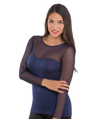 Pull à manches longues pour femmes Tulle