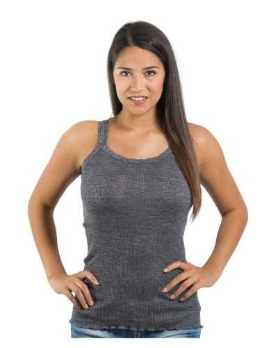 Top Spalla Stretta Donna Lana