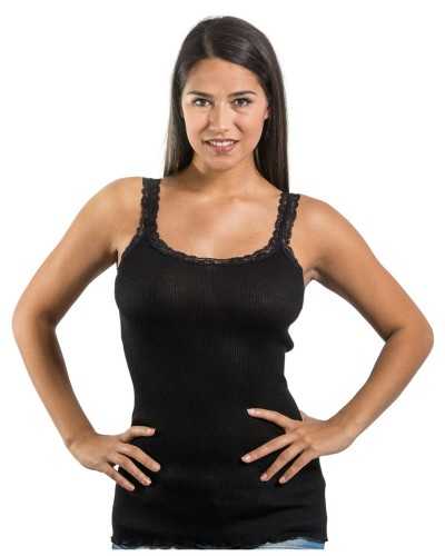 Top Spalla Stretta Donna Lana