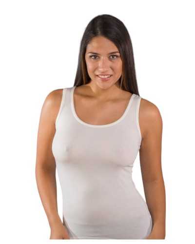 Canotta Spalla Larga Donna Basic MicroModal
