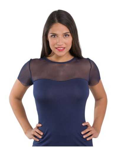 Women's Tulle Half Sleeve Sweater