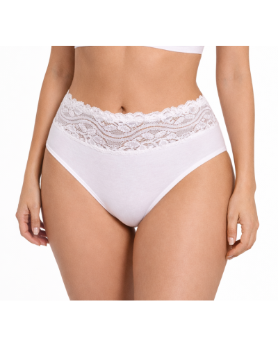 Slip taille haute en coton modal pour femmes