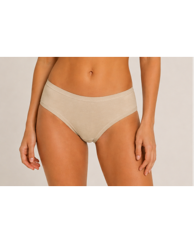 Slip midi pour femme en micromodal extensible