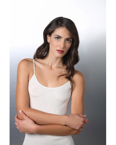 Top Donna Spalla Stretta Lana Seta