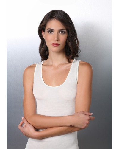 Top Donna Spalla Larga Lana