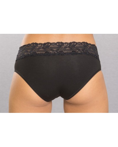 Damen Micro Modal Stretch-Slip mit Spitze