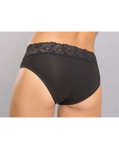 Damen Micro Modal Stretch-Slip mit Spitze