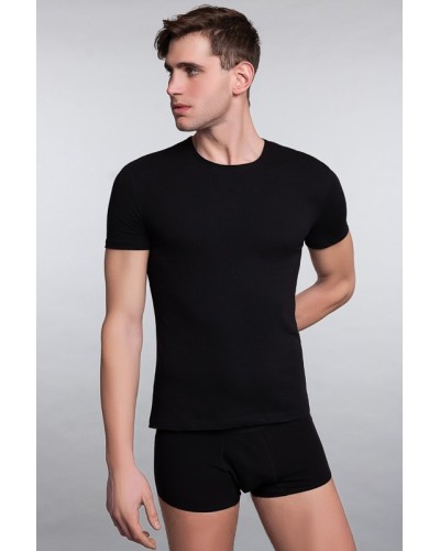 T-shirt à demi-manches en coton Supima pour hommes