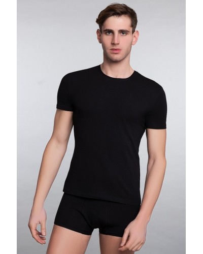 Supima Cotton T-Shirt mit halben Ärmeln für Männer