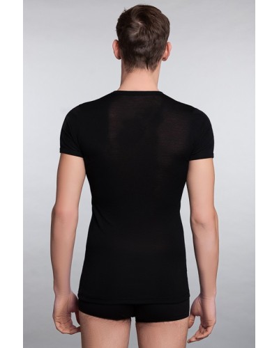 T-shirt à demi-manches en coton Supima pour hommes