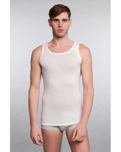 Men's Rowing Tank Top Wool Cotton