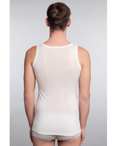 Men's Rowing Tank Top Wool Cotton